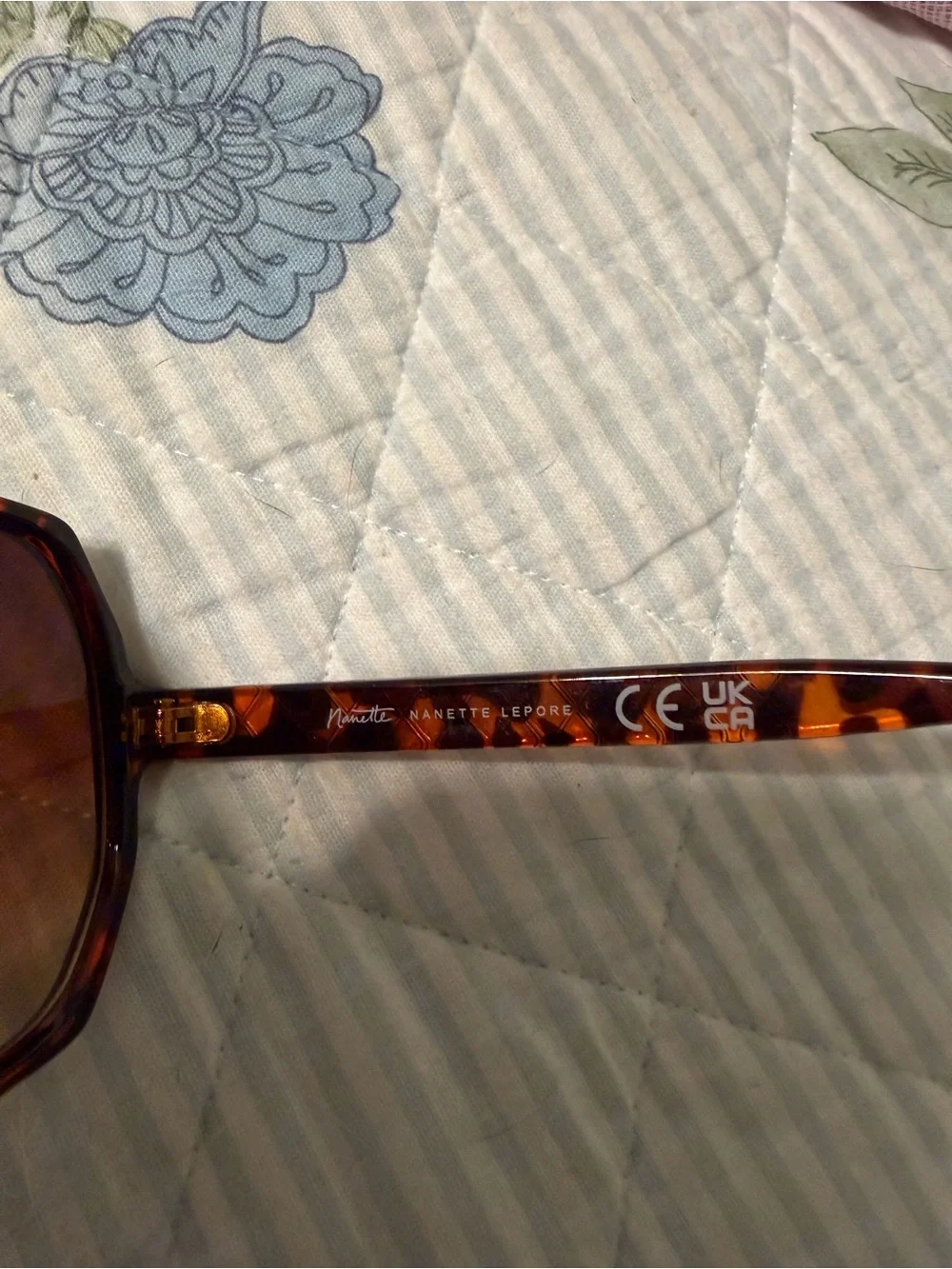 Nanette Lepore Tortoiseshell Sunglasses - Brown Lenses